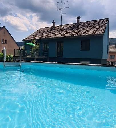 Maison Piscine Villa Saint-Amarin Exteriör bild