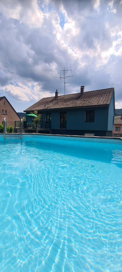 Maison Piscine Villa Saint-Amarin Exteriör bild
